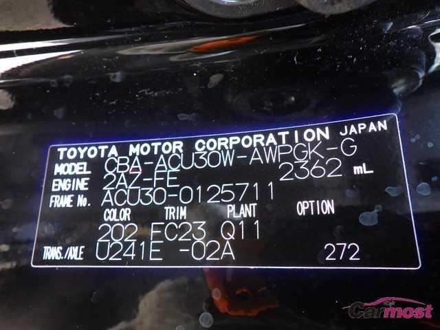 2012 Toyota Harrier CN F13-24 Sub4