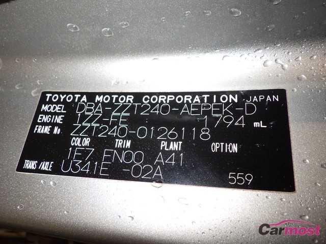 2006 Toyota Premio CN 05645282 Sub13