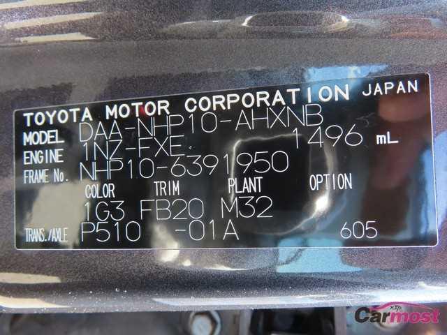 2015 Toyota AQUA CN F00-I62 Sub4