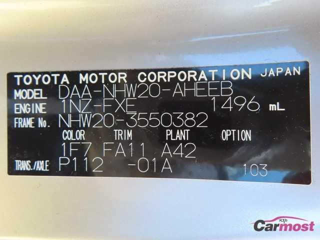 2009 Toyota PRIUS CN F02-F79 Sub4