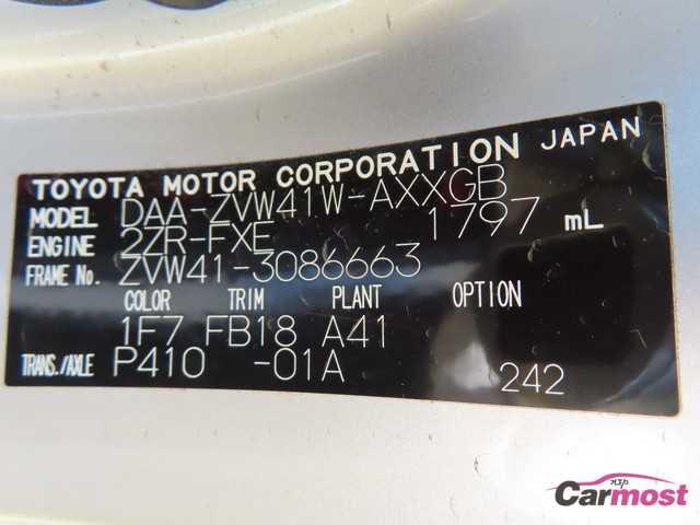 2012 Toyota PRIUS α CN F03-H92 Sub4