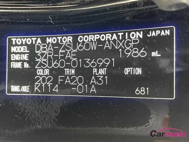 2017 Toyota Harrier CN F14-H65 Sub2