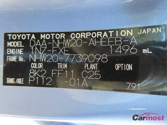 2008 Toyota PRIUS CN F15-L80 Sub4