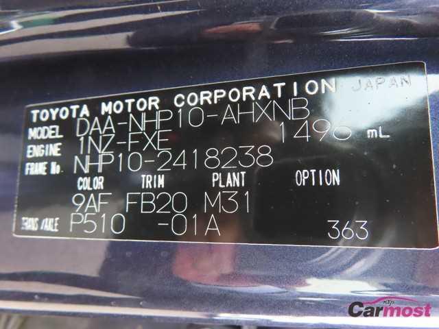 2015 Toyota AQUA CN F20-E27 Sub4