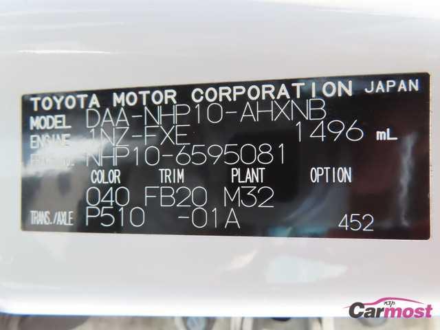 2017 Toyota AQUA CN F22-F72 Sub4