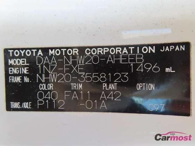 2009 Toyota PRIUS CN F28-L82 Sub4