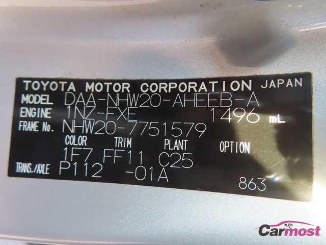 2008 Toyota PRIUS CN G02-F00 Sub4