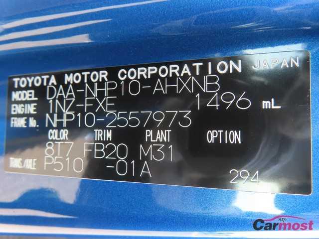 2016 Toyota AQUA CN G06-F04 Sub4