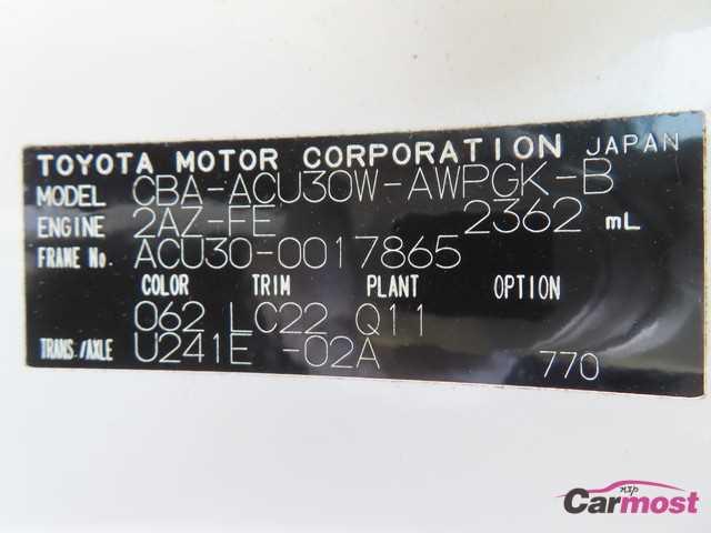 2004 Toyota Harrier CN G17-B68 Sub4