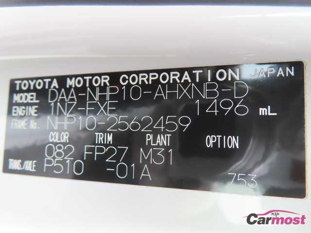 2016 Toyota AQUA CN G34-C62 Sub4
